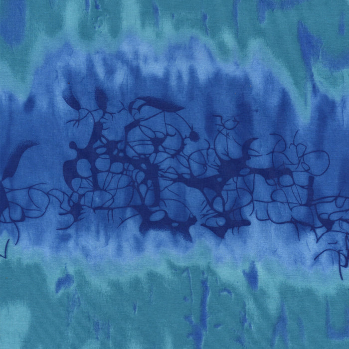 Papel de sublimación tie-dye rayas calipso azul