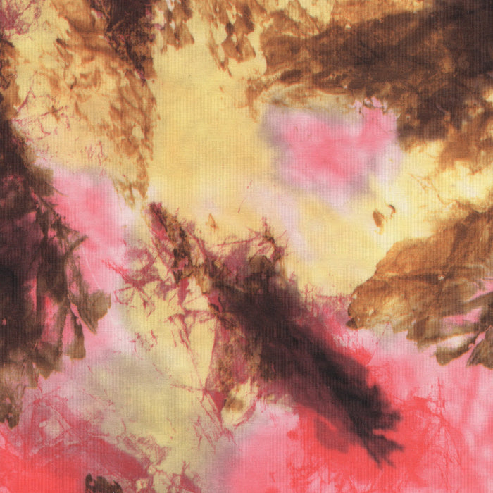 Papel de sublimación tie-dye amarillo rosa