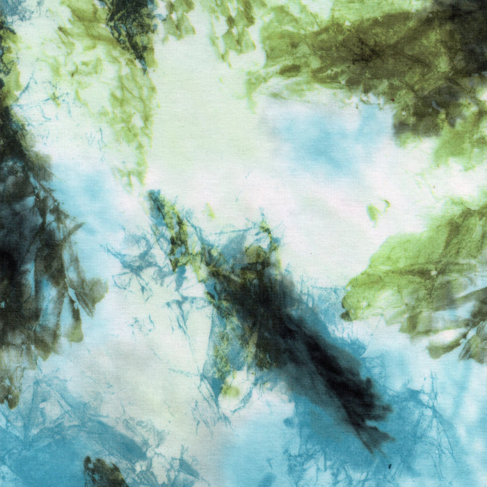 Papel de sublimación tie-dye verde celeste
