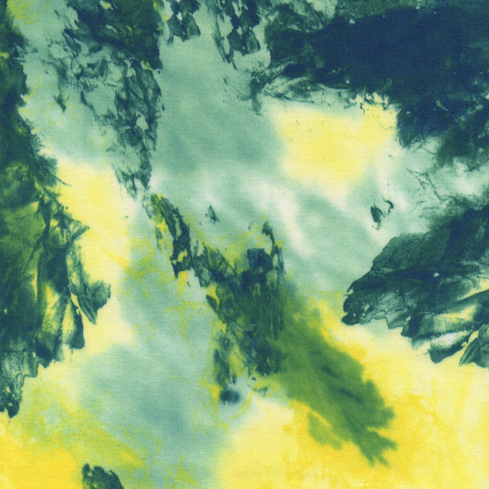 Papel de sublimación tie-dye verde amarillo