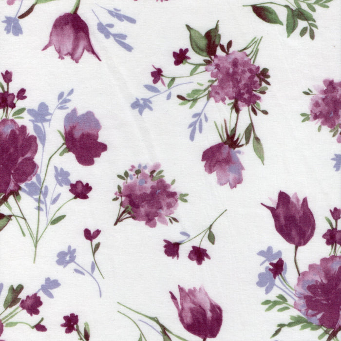 Papel de sublimación Flores mixtas vino