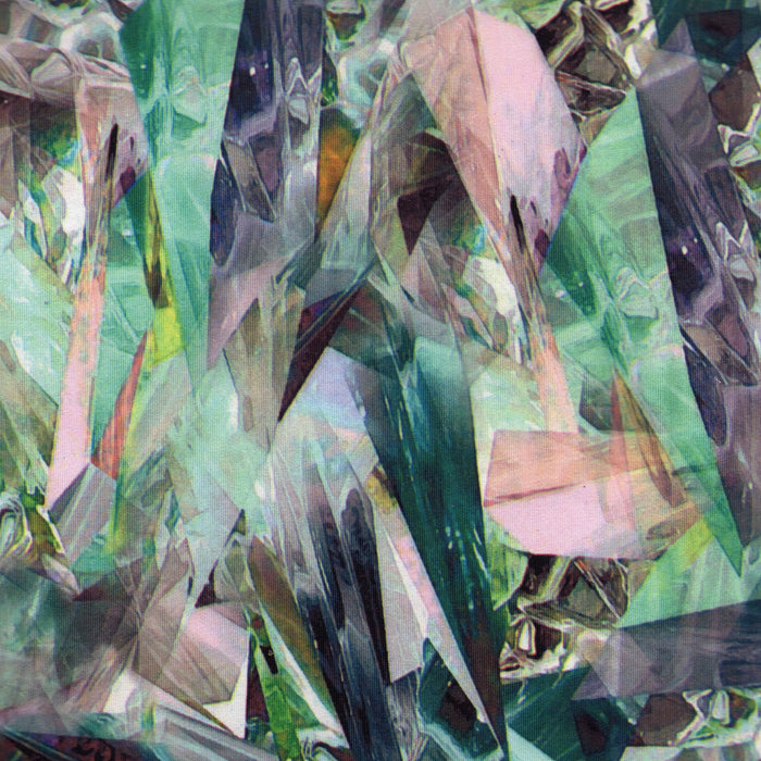 Papel de sublimación tie-dye geométrico verde